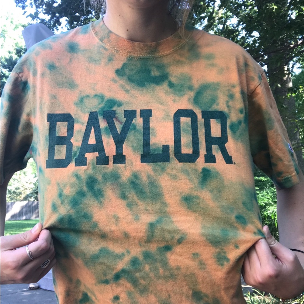 Baylor Bears University Tye Dyed Shirt